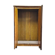 Antique Walnut & Veneer Two-Door Cabinet