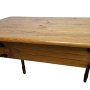 Rustic Natural Wood Writing Desk