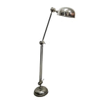 Industrial Chrome Adjustable Task Floor Lamp
