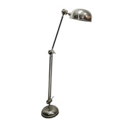 Industrial Chrome Adjustable Task Floor Lamp