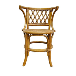Vintage Chic Rattan Bistro Chair