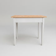 Two-Tone Minimalist Work Desk with Storage Drawer