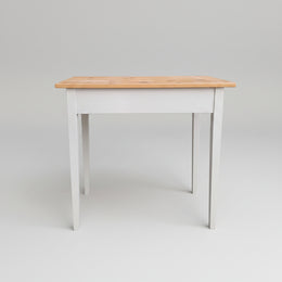 Two-Tone Minimalist Work Desk with Storage Drawer