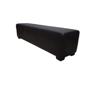 Modern Upholstered Bench with Vertical Stitching