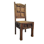 Heritage Style Solid Wood Carved Medieval Accent Chair