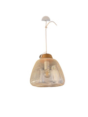 Laura Ashley Smoked Glass Pendant Light