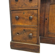 Antique 19th Century Pedestal Writing Desk