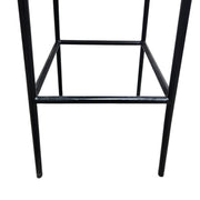 Pottery Barn Maison Leather Backless Swivel Stool