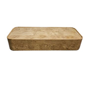 Marina Home Olive Ash Burl Block Coffee Table