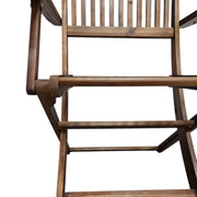 Rosewell Wooden Folding Dining Chair with Armrests
