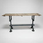 Reclaimed Industrial Pipeline Console Table