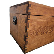 Rustic Natural Toned Storage Chest and Blanket Box