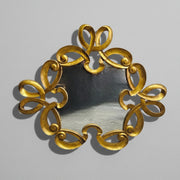 Vintage Alinea Home Carved Gilded Wood Scroll Wall Mirror