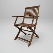 Rosewell Wooden Folding Dining Chair with Armrests