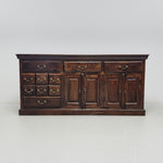Grand Colonial Solid Wood Apothecary Sideboard