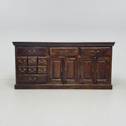 Grand Colonial Solid Wood Apothecary Sideboard
