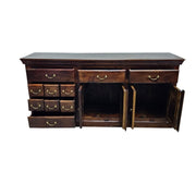 Grand Colonial Solid Wood Apothecary Sideboard