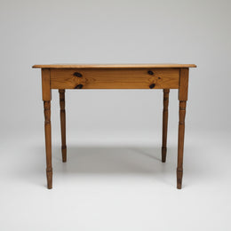 Rustic Natural Wood Writing Desk