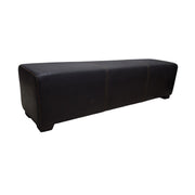 Modern Upholstered Bench with Vertical Stitching