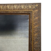 Gilded Empire Style Bevelled Glass Rectangular Wall Mirror