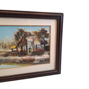 Charming Textured Cottage Scene