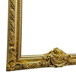 Grand Baroque Style Ornate Gilded Floor Mirror