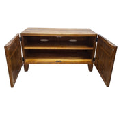 Slatted Mid-Century Modern Storage Console