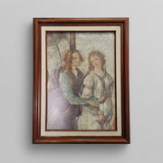 Classical Vintage Louvre Botticelli Framed Art Print