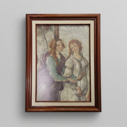 Classical Vintage Louvre Botticelli Framed Art Print