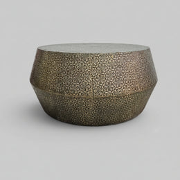 Home Center Blondell Metal Top Coffee Table