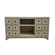 Rustic Distressed Wooden TV Console