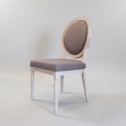 Round-backed Upholstered Dining Chairs