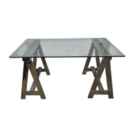 Dining Table Chrome Base