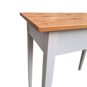 Two-Tone Minimalist Work Desk with Storage Drawer