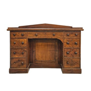 Antique 19th Century Pedestal Writing Desk