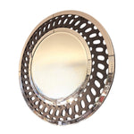 Radiant Modern Geometric Silver Wall Mirror