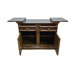 Century Furniture Antique Style Solid Wood Two Drawer Buffet Credenza