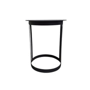 Industrial Style Round Metal Side Table
 from The One
