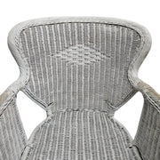 Timeless 20th Century Lloyd Loom Weathered Wicker Chair