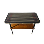 Vintage Two-Tiered Mid-Century Glass Coffee Table