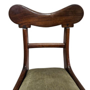 Antique 1830s Victorian Balloon Back Dining Chair