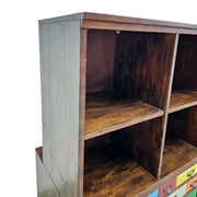 Eclectic Multi-Colored 12-Drawer Artist Cabinet