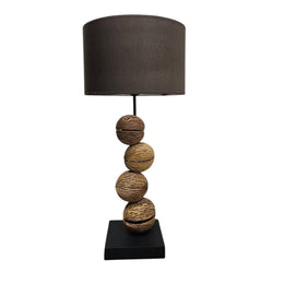 Artisan Seed Pod Sculptural Table Lamp