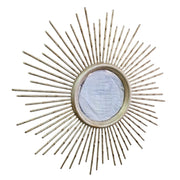 Radiant Gilded Sunburst Statement Mirror