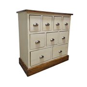 Rustic Apothecary-Style Nine-Drawer Multi-Storage Chest
