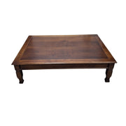 Dark Wood Rectangular Coffee Table