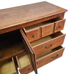 Ethan Allen Classic Country Solid Wood Star-Carved Dresser