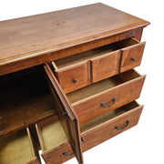 Ethan Allen Classic Country Solid Wood Star-Carved Dresser