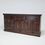 Grand Colonial Solid Wood Apothecary Sideboard