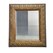 Gilded Empire Style Bevelled Glass Rectangular Wall Mirror